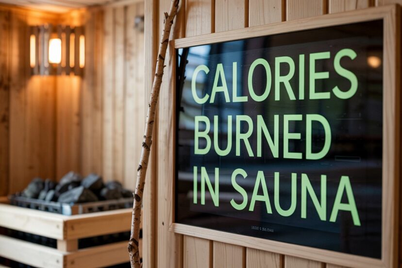 calories burned in sauna
