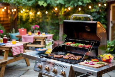 host a backyard BBQ party