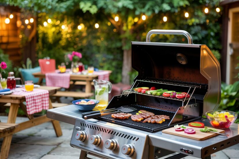 host a backyard BBQ party