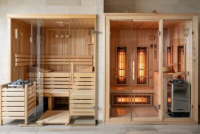 infrared vs. traditional sauna