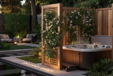 hot tub privacy ideas