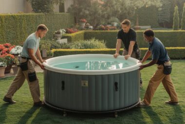 how to move a hot tub