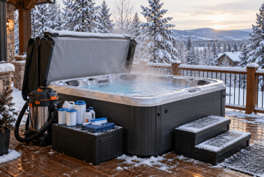 winterize a hot tub