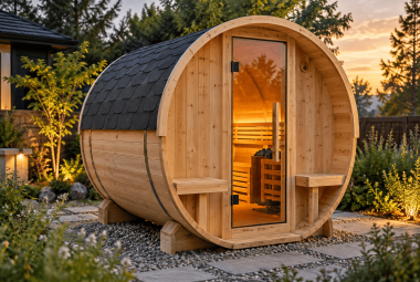 best outdoor sauna for small backyards